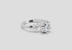 Regal Bloom Diamond Engagement Ring