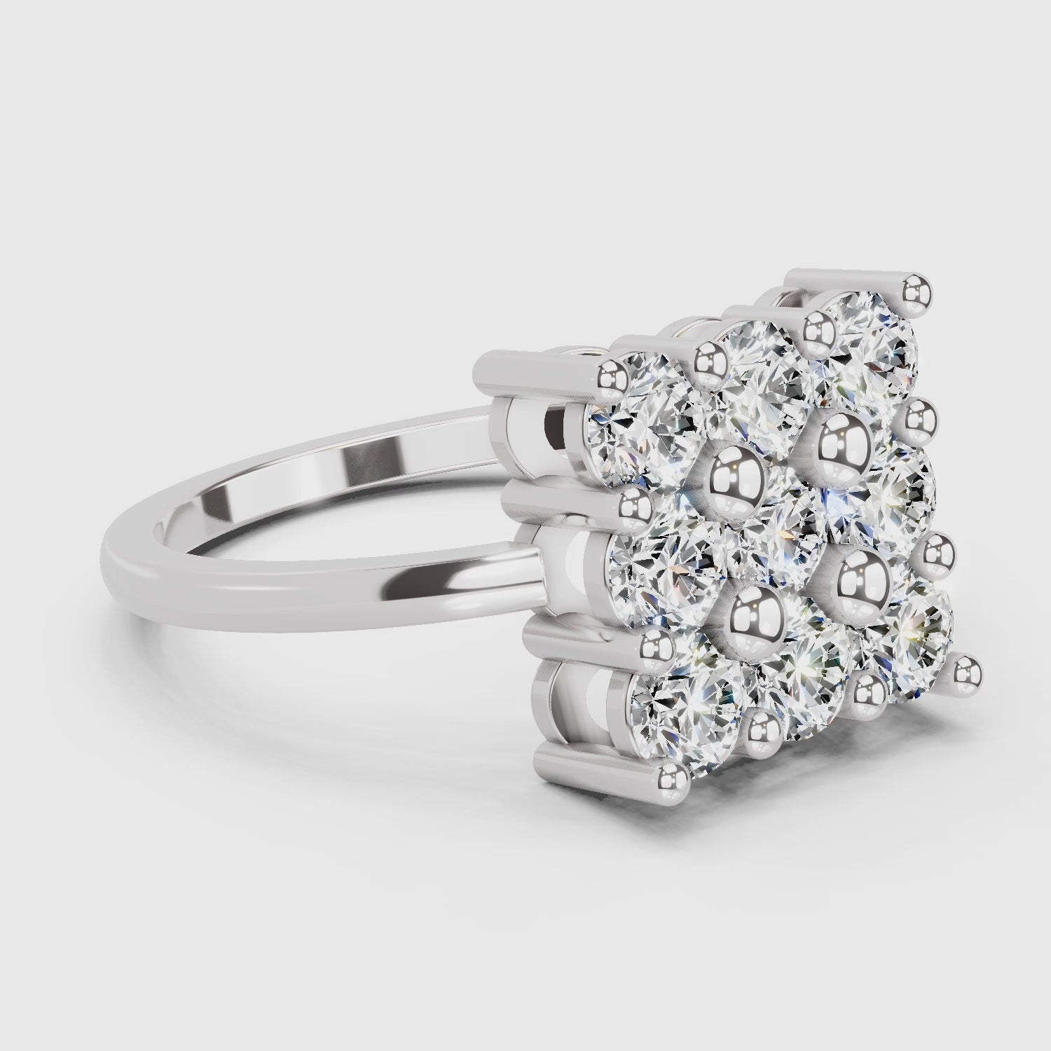 Stunning Promise Eternity Diamond Engagement Ring