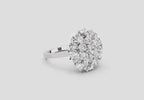 Lustrous Cluster Diamond Ring