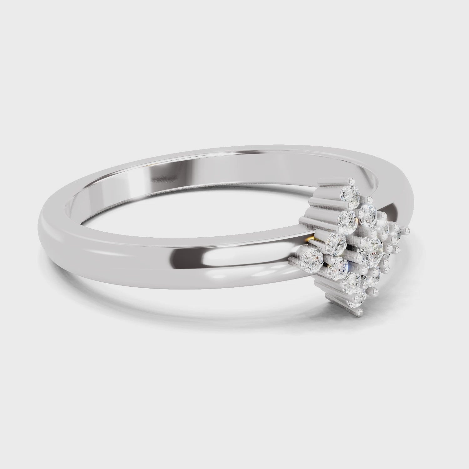 Dazzling Kite Promise Diamond Engagement Ring
