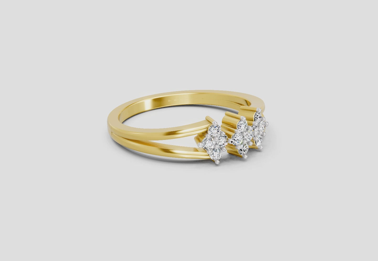 Shimmering Diamond Ring