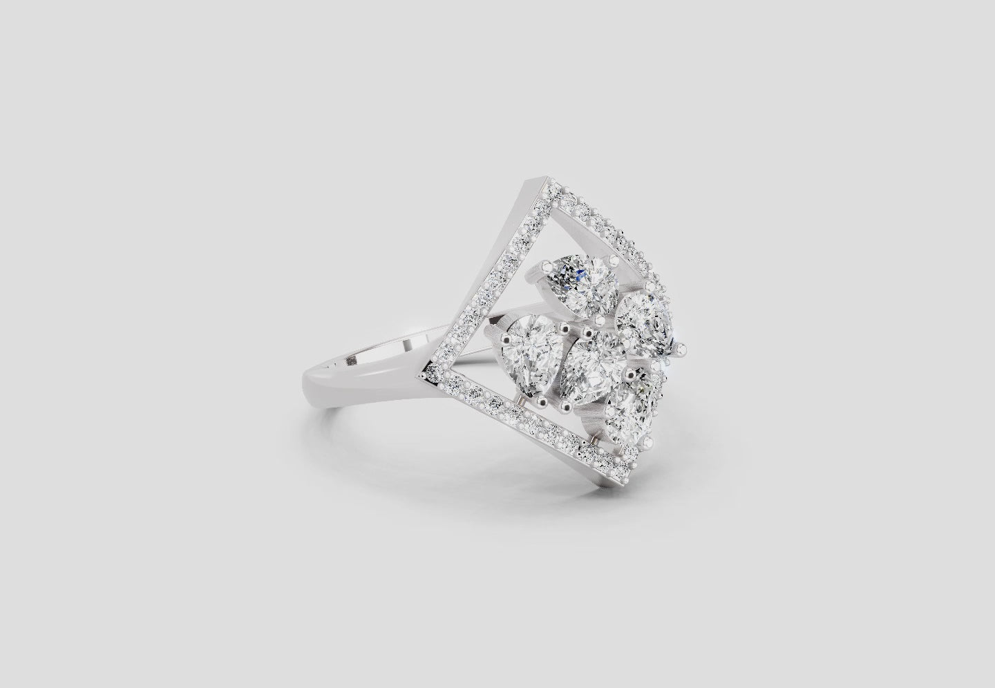 Pristine Diamond Engagement Ring