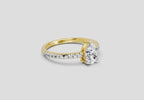 Opulent Teardrop Celestia Diamond Engagement Ring