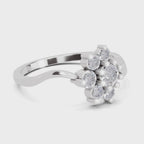 Delicate Flora Diamond Ring
