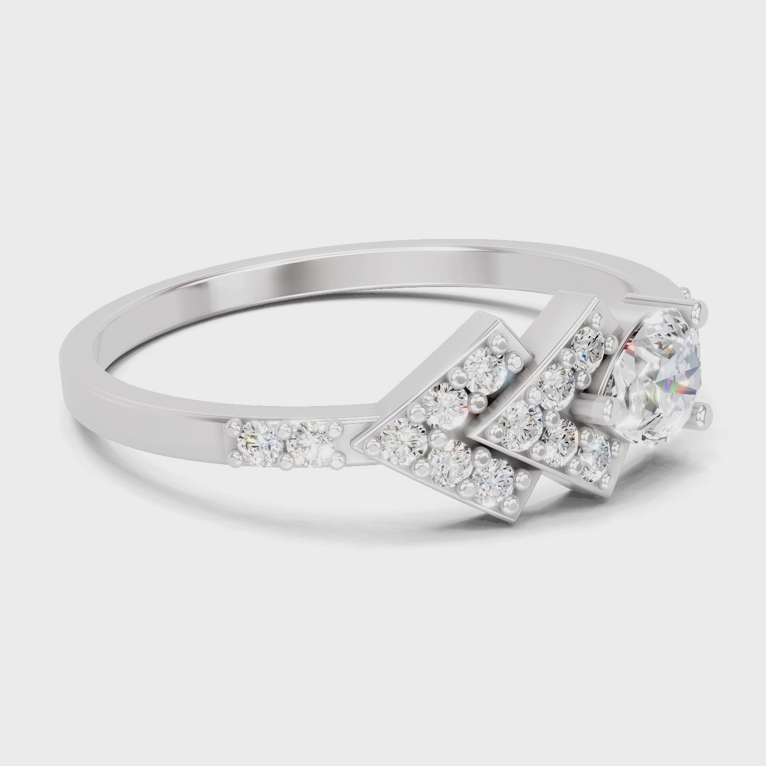 Timeless Pear Solitaire Diamond Ring