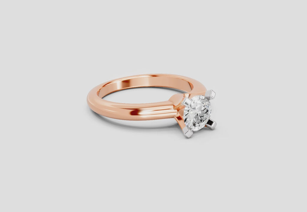 Timeless Round Solitaire Diamond Ring