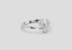Dreamy Twist Bypass Diamond Ring
