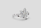 Luminous Floral Diamond Ring