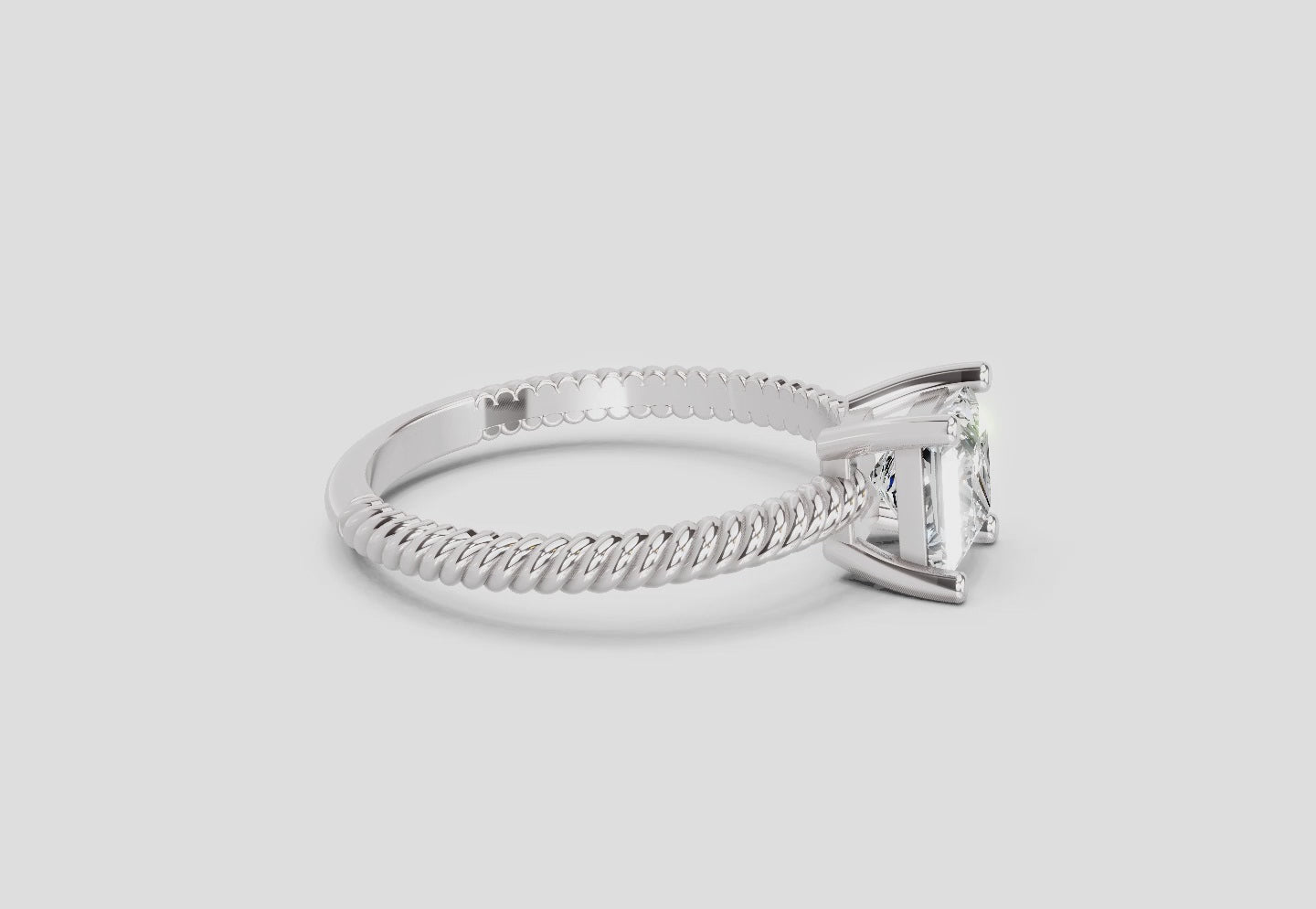 Majestic Square Diamond Ring