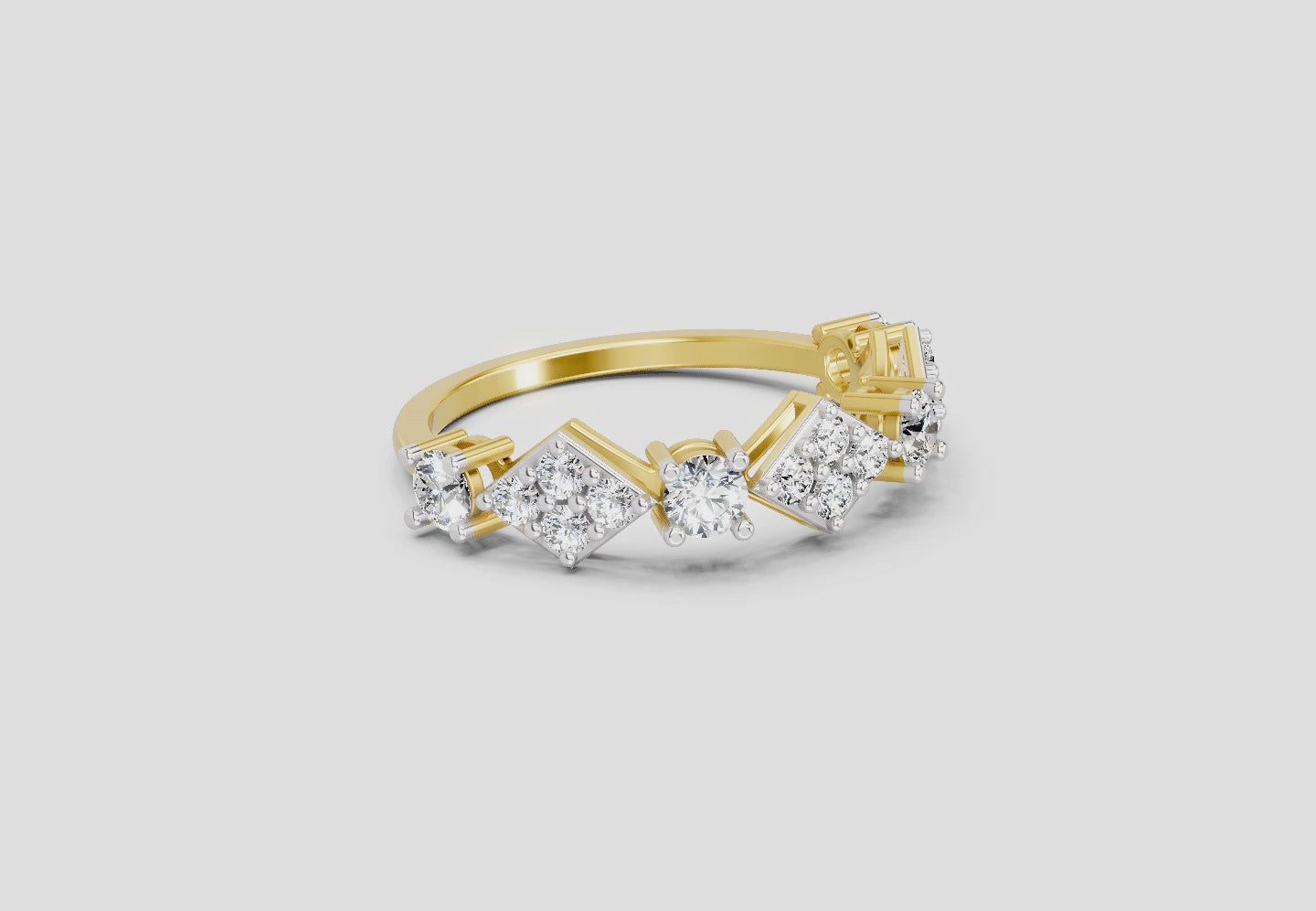 Pristine Cluster Diamond Ring