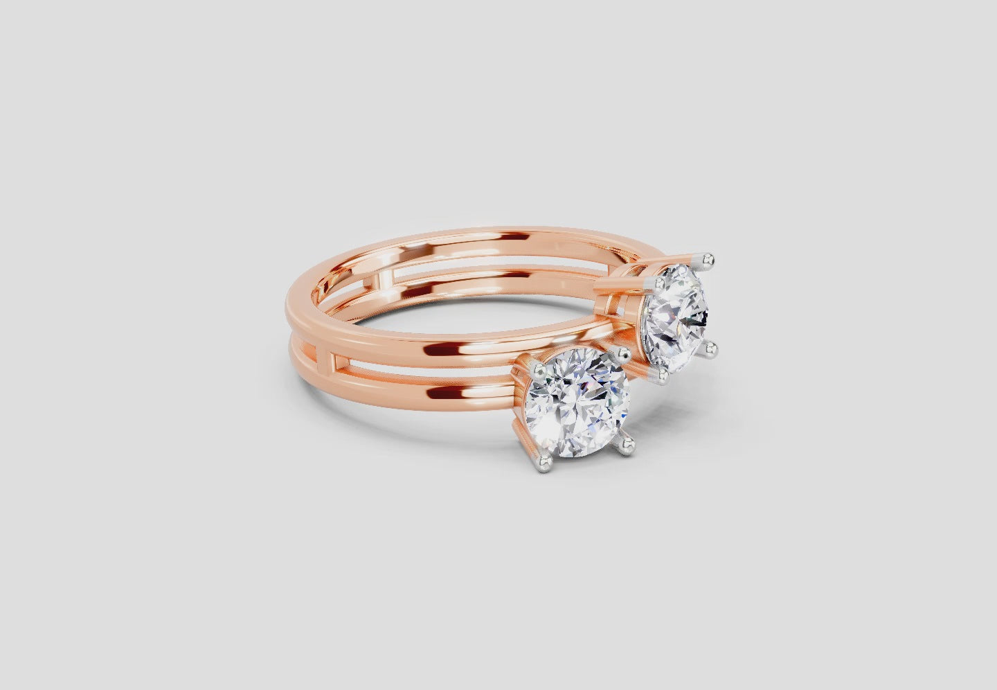 Brilliant Bypass Diamond Ring