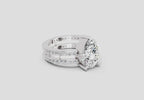 Elegant Pear Diamond Engagement Ring