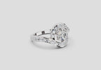 Brilliant Round Halo Diamond Ring