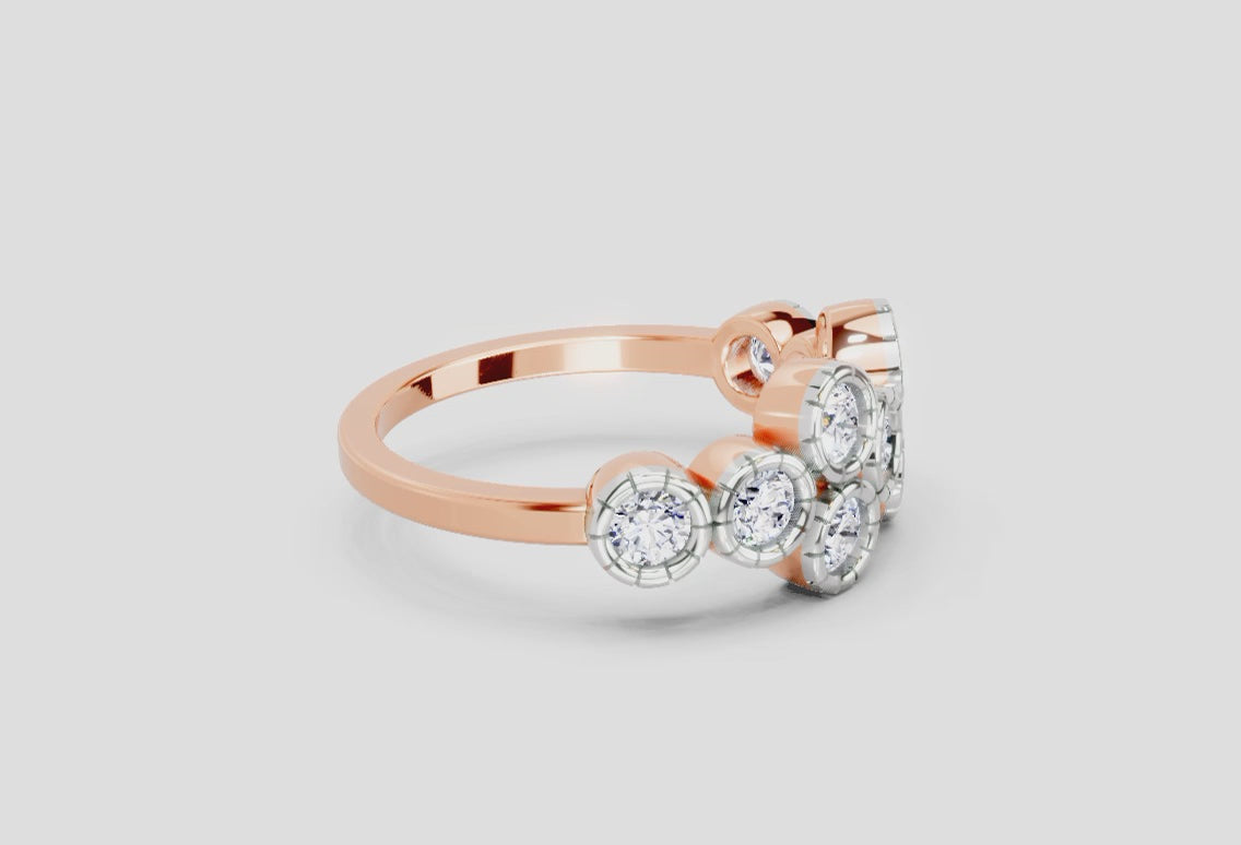Graceful Round Diamond Ring