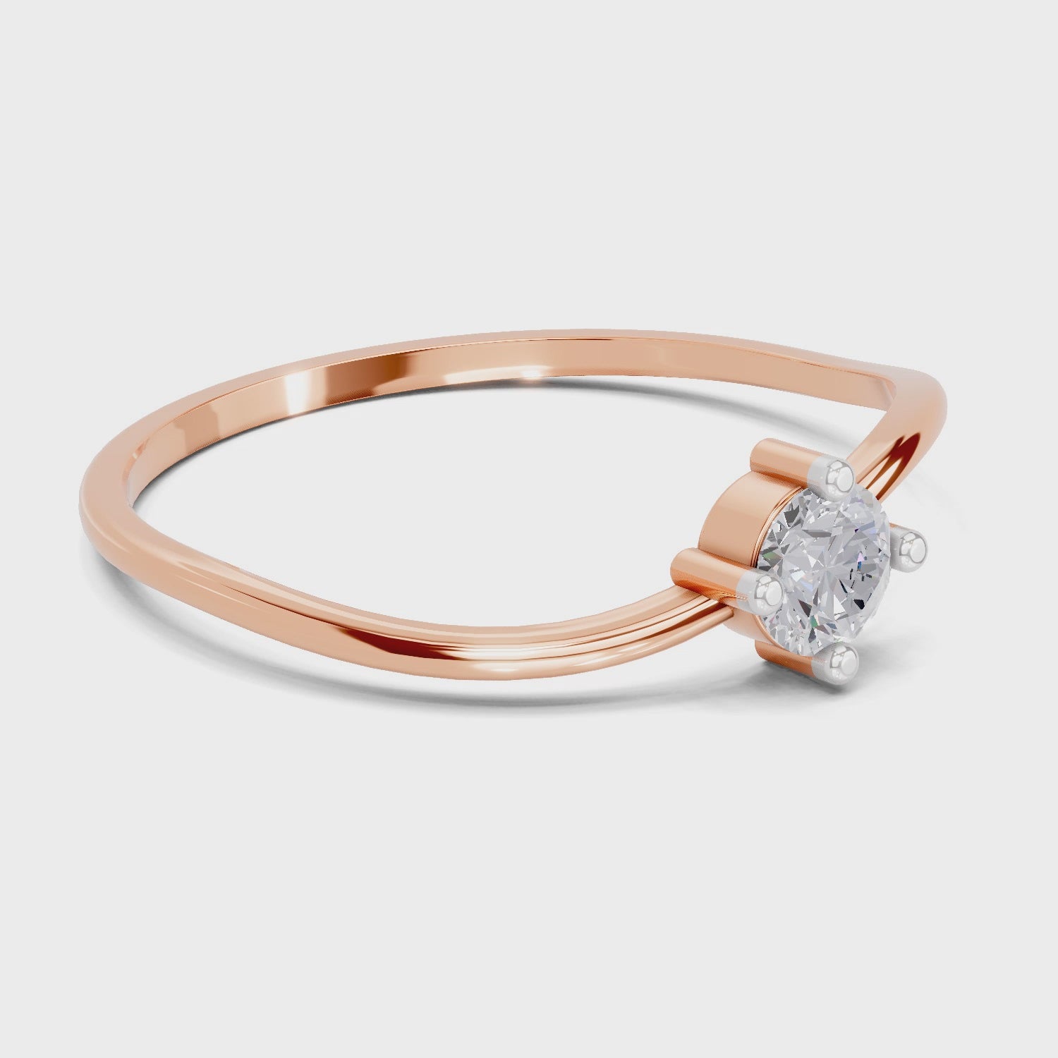 Luminous Celestial Diamond Engagement Ring