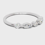 Sparkling Marquise Diamond Ring