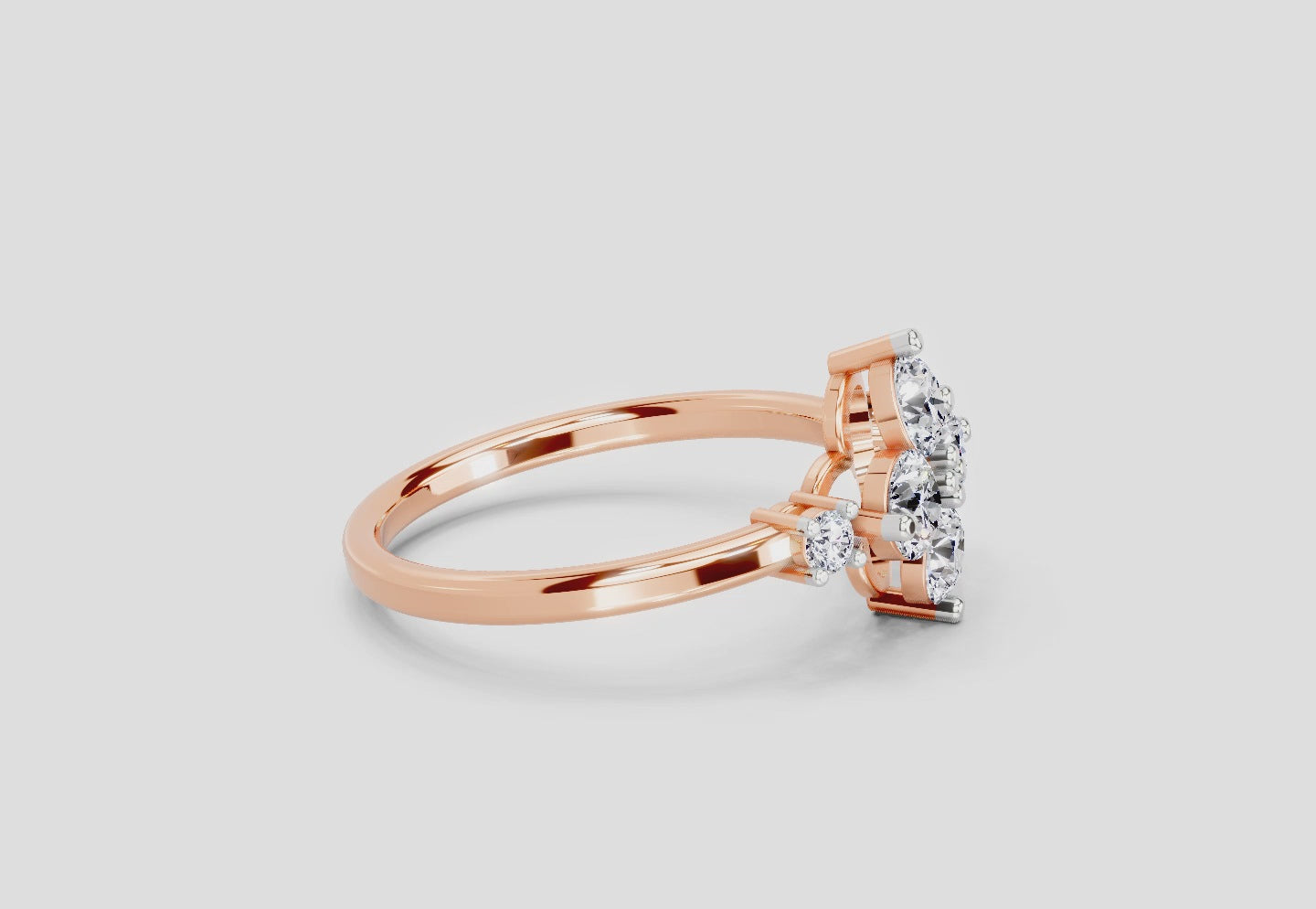 Celestial Cluster Diamond Ring