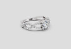 Refined Infinity Diamond Engagement Ring