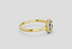 Captivating Cushion Halo Diamond Ring