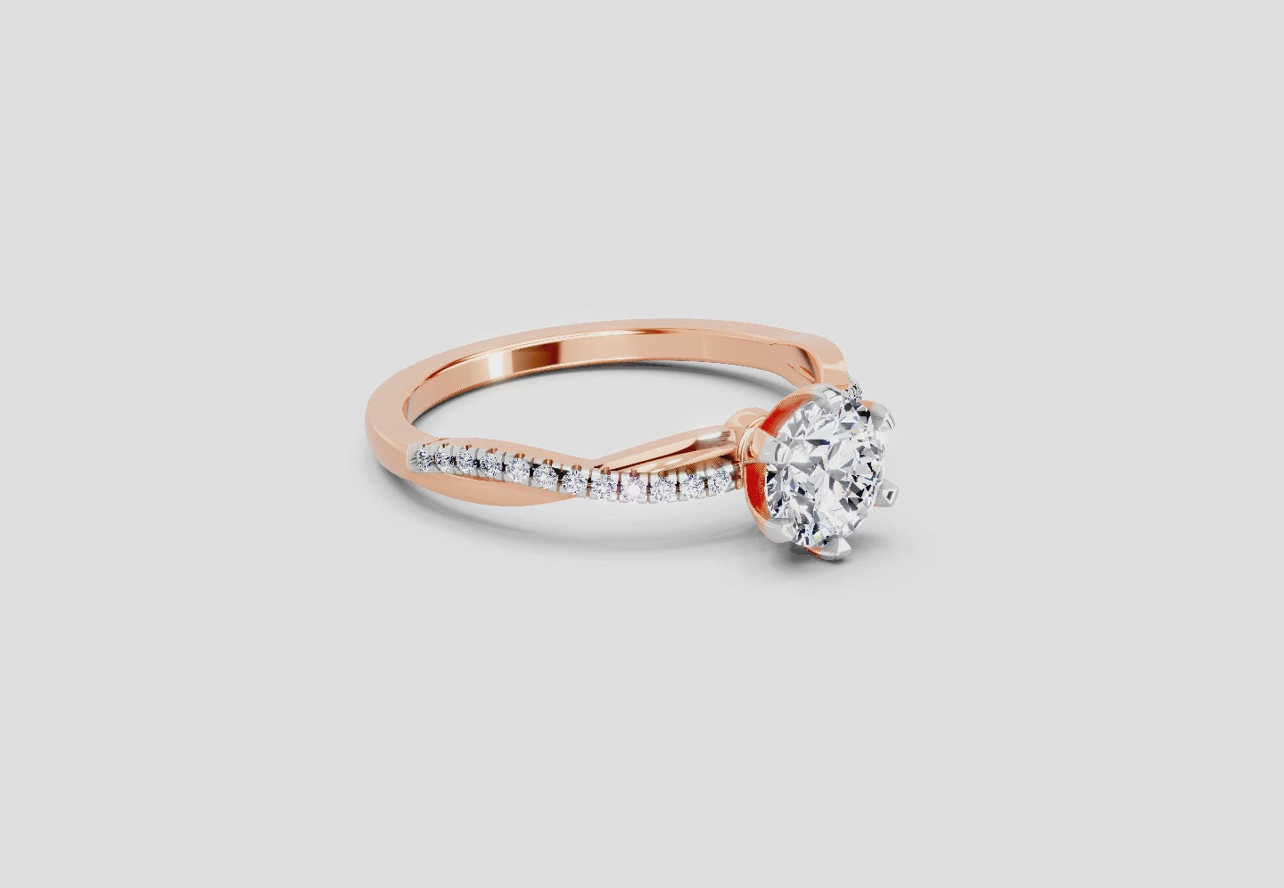 Celestial Solitaire Diamond Ring