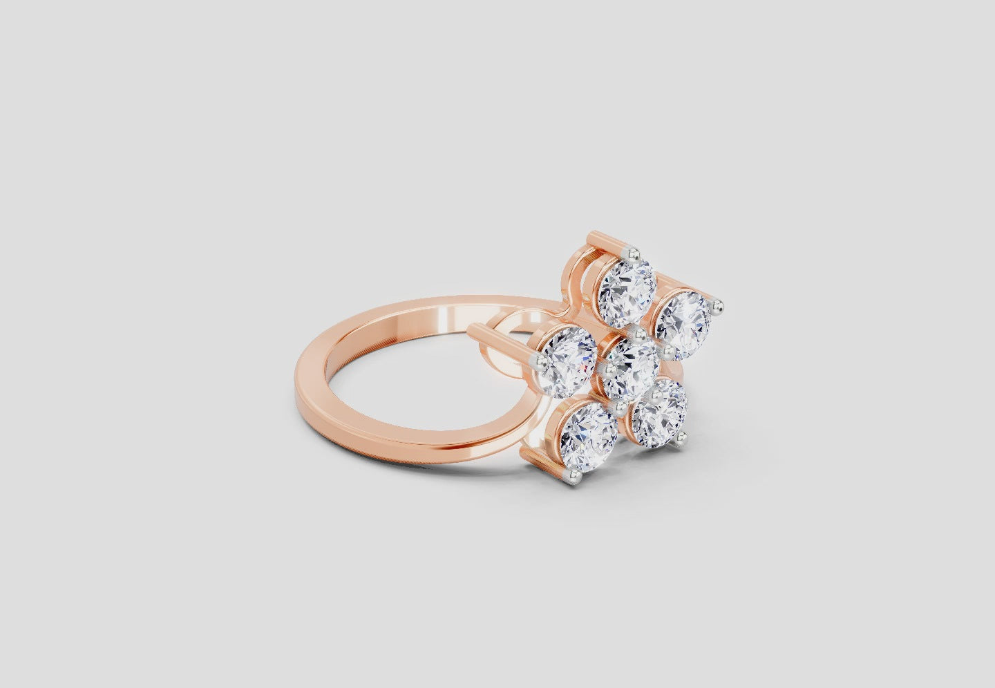 Dreamy Floral Diamond Ring