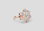Eternal Round Swirl Diamond Ring