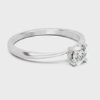 Majestic Solitaire Diamond Engagement Ring