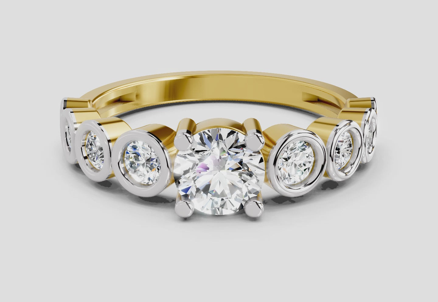 Ethereal Round Diamond Ring