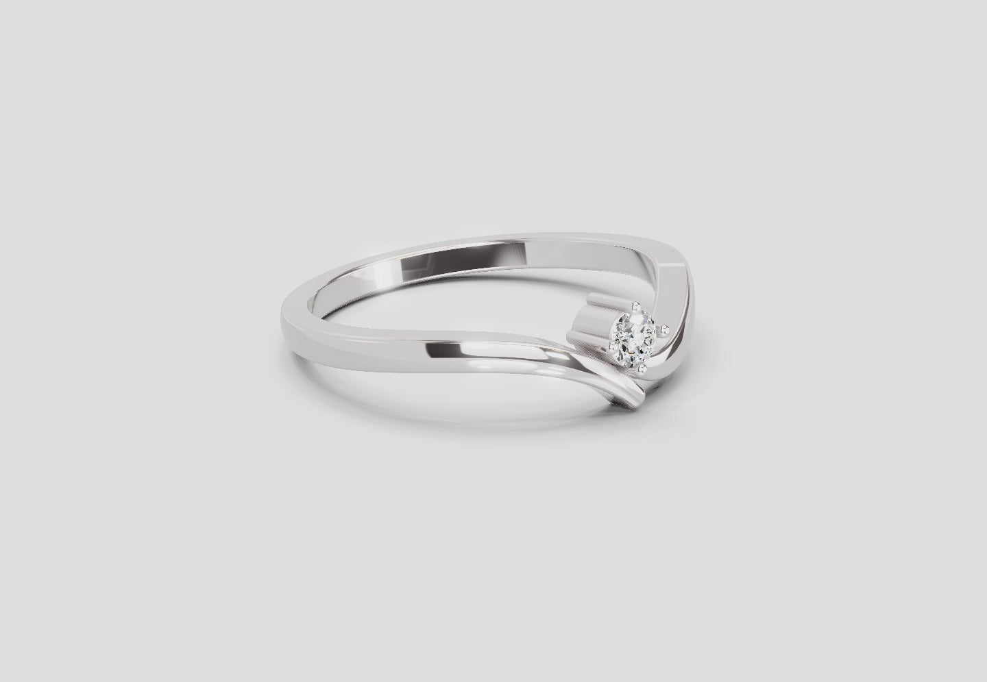 Enchanting Round Solitaire Diamond Ring
