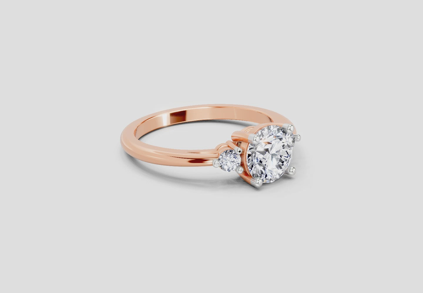 Opulent Round Diamond Ring