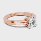 Ethereal Solitaire Diamond Engagement Ring