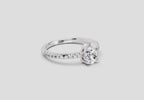 Opulent Teardrop Celestia Diamond Engagement Ring