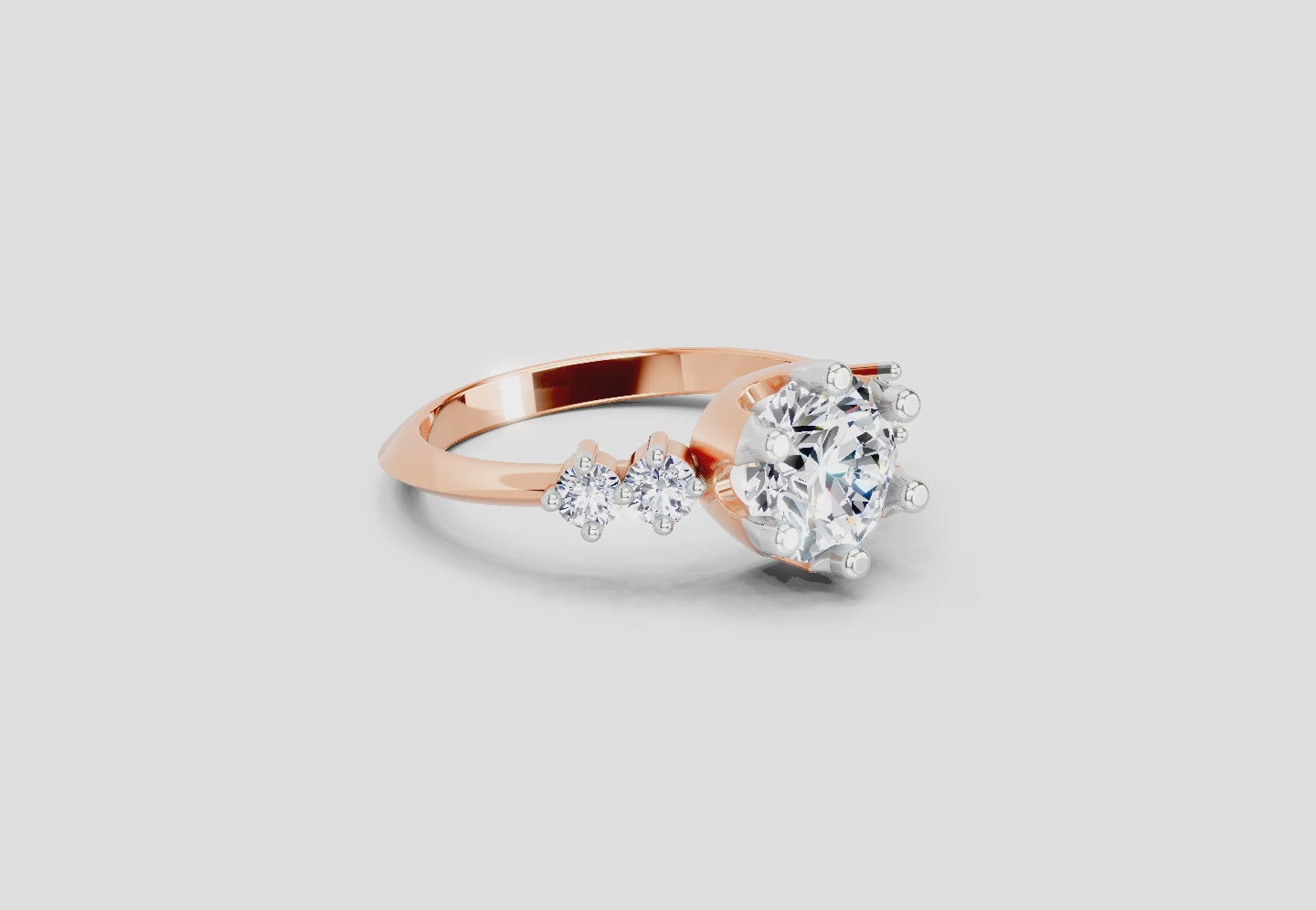 Dreamy Round Diamond Engagement Ring