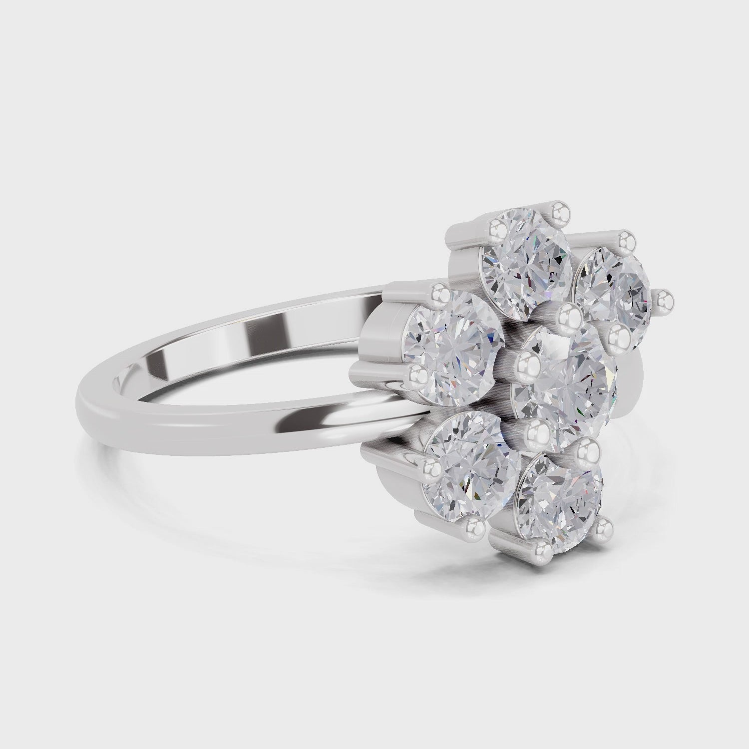 Iconic Flora Diamond Ring