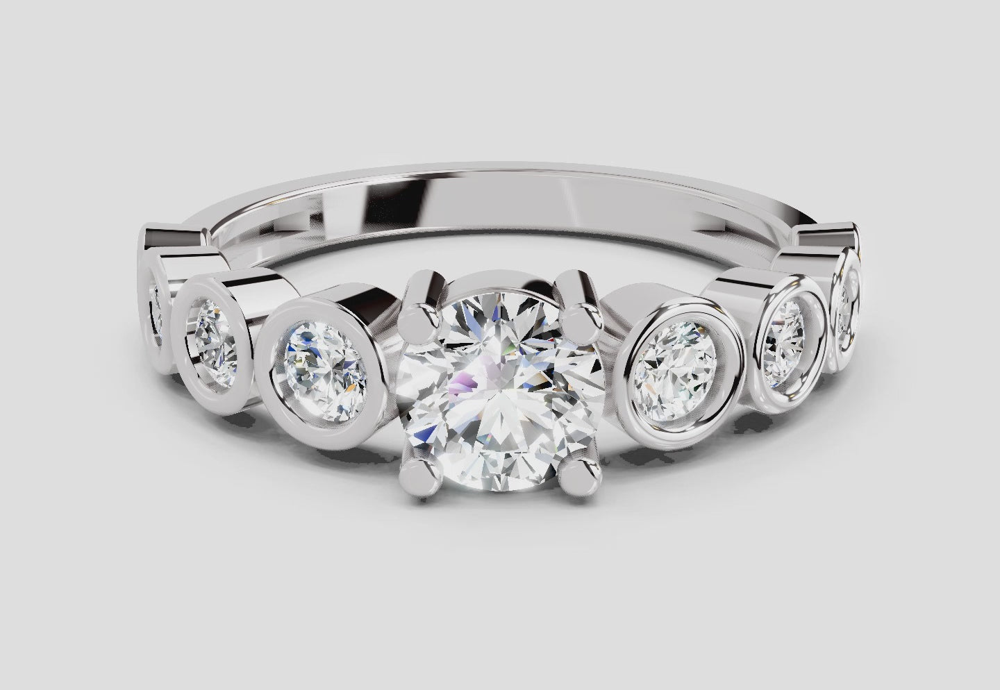 Ethereal Round Diamond Ring
