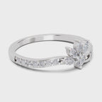 Dazzling Petal Diamond Promise Ring