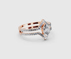 Enchanting Oval Halo Diamond Ring