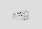 Regal Round Halo Diamond Ring