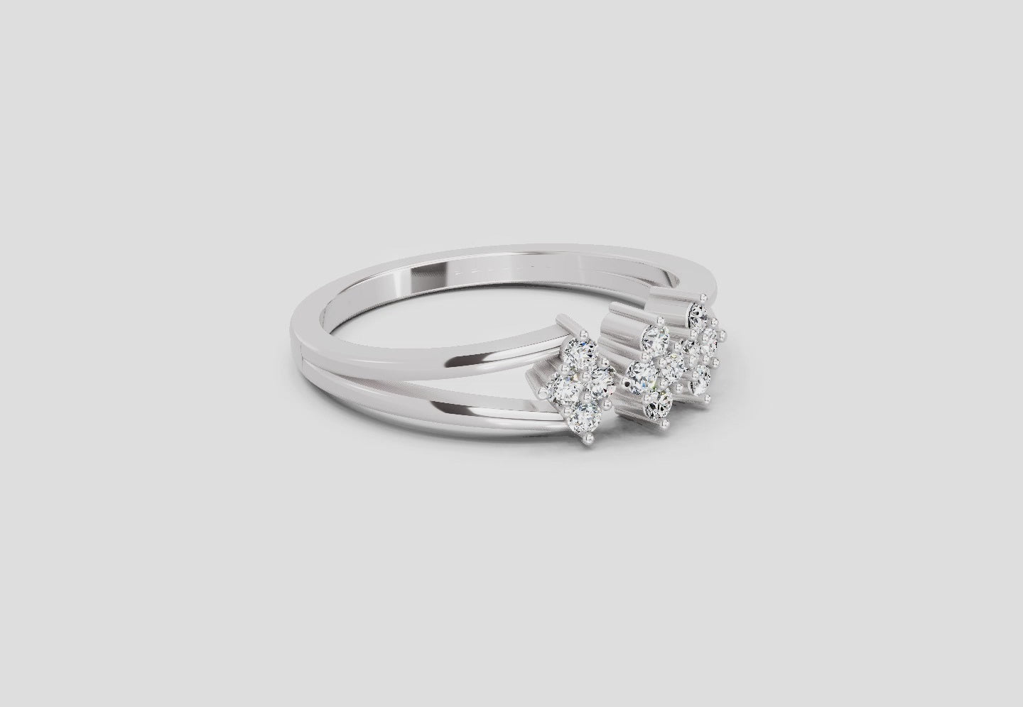 Shimmering Diamond Ring