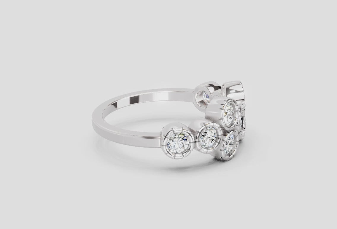 Graceful Round Diamond Ring