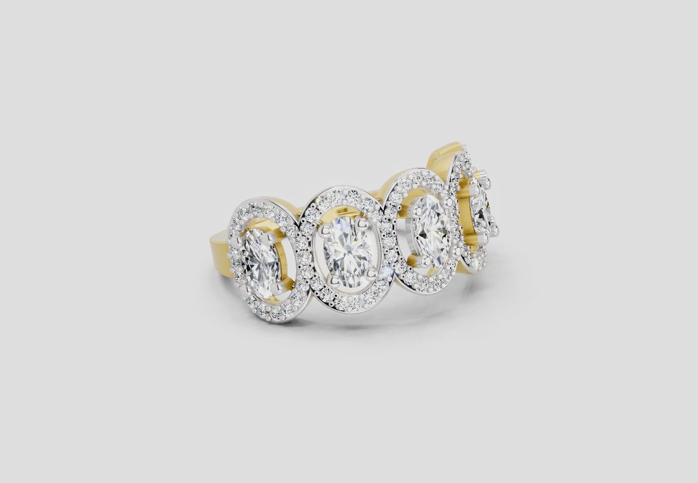 Enchanting Eternal Diamond Engagement Ring