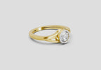Refined Solitaire Diamond Ring
