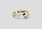 Opulent Solitaire Diamond Engagement Ring