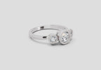 Pristine Petal Diamond Engagement Ring