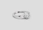 Refined Solitaire Diamond Ring