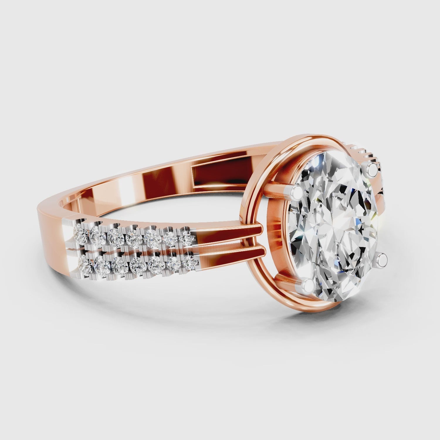 Dreamy Oval Celeste Diamond Engagement Ring