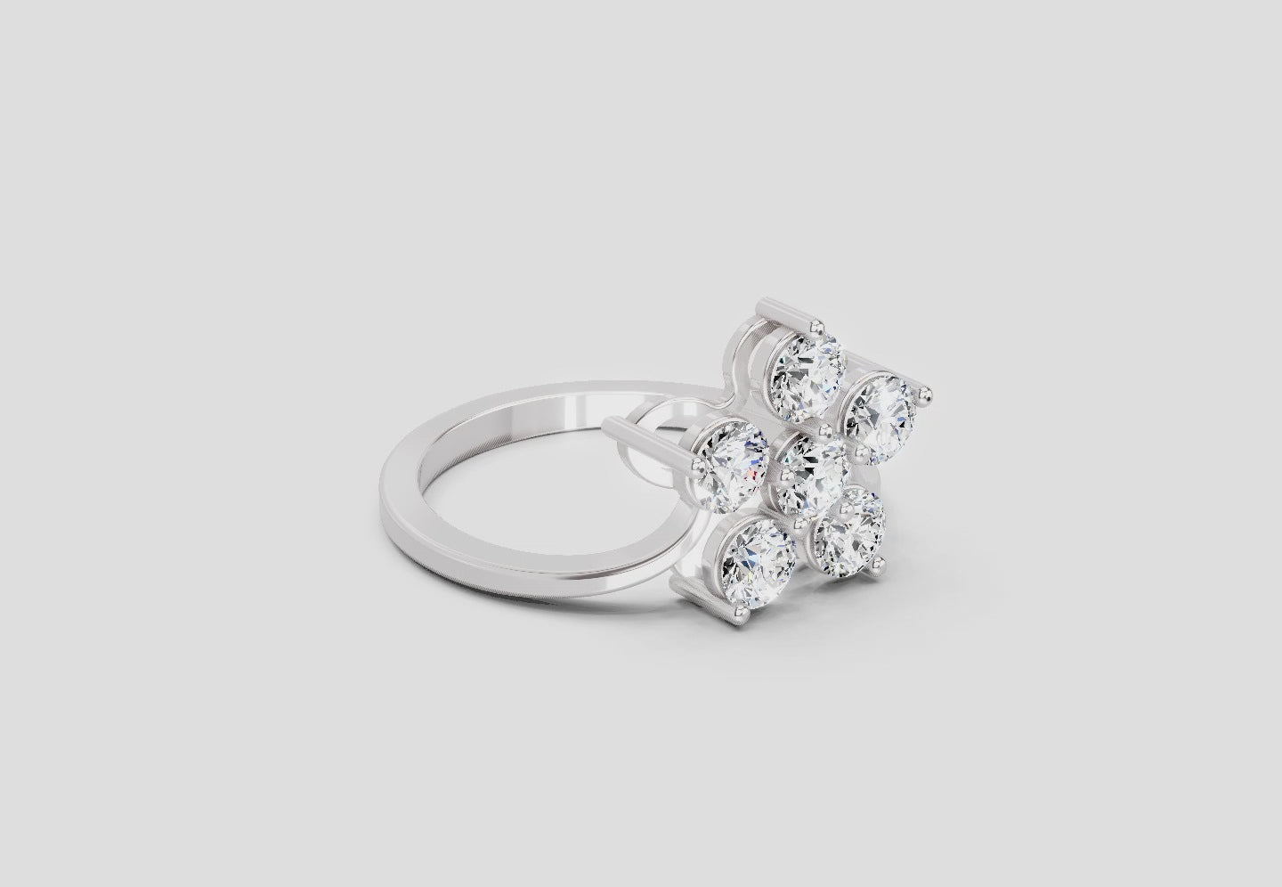 Dreamy Floral Diamond Ring