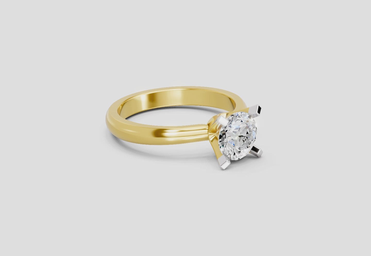 Delicate Solitaire Diamond Ring