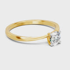 Majestic Solitaire Diamond Engagement Ring