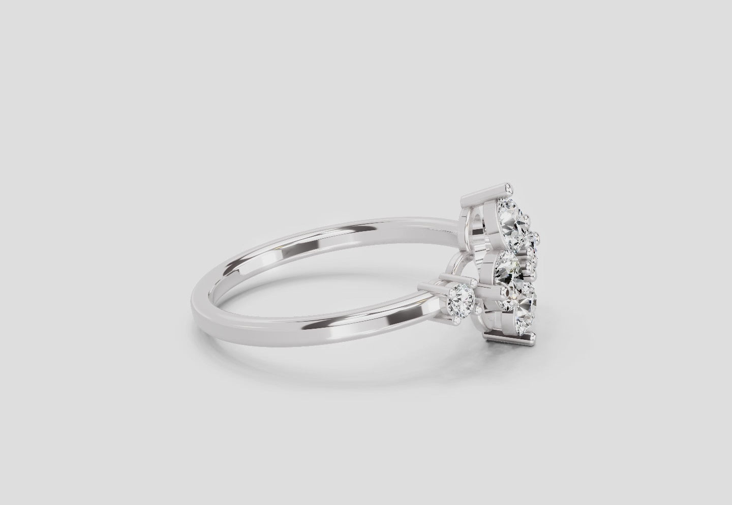 Celestial Cluster Diamond Ring